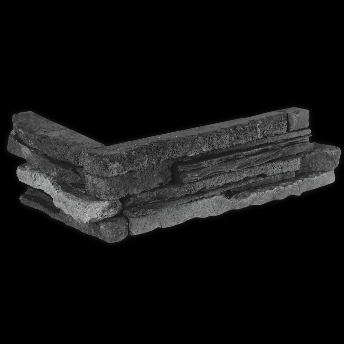 Kameň POVAŽAN čierny - krajovka