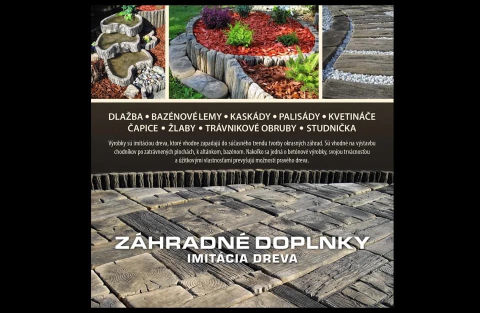 Flyer zur Gartenarchitektur