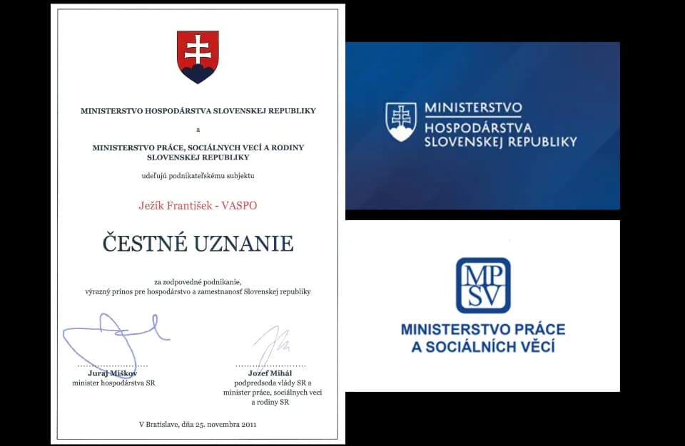ČESTNÉ UZNÁNÍ