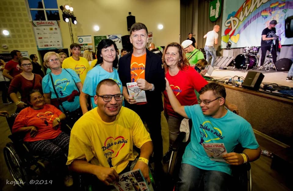Benefičné podujatie "Dúha v srdci" pre mentálne postihnutých