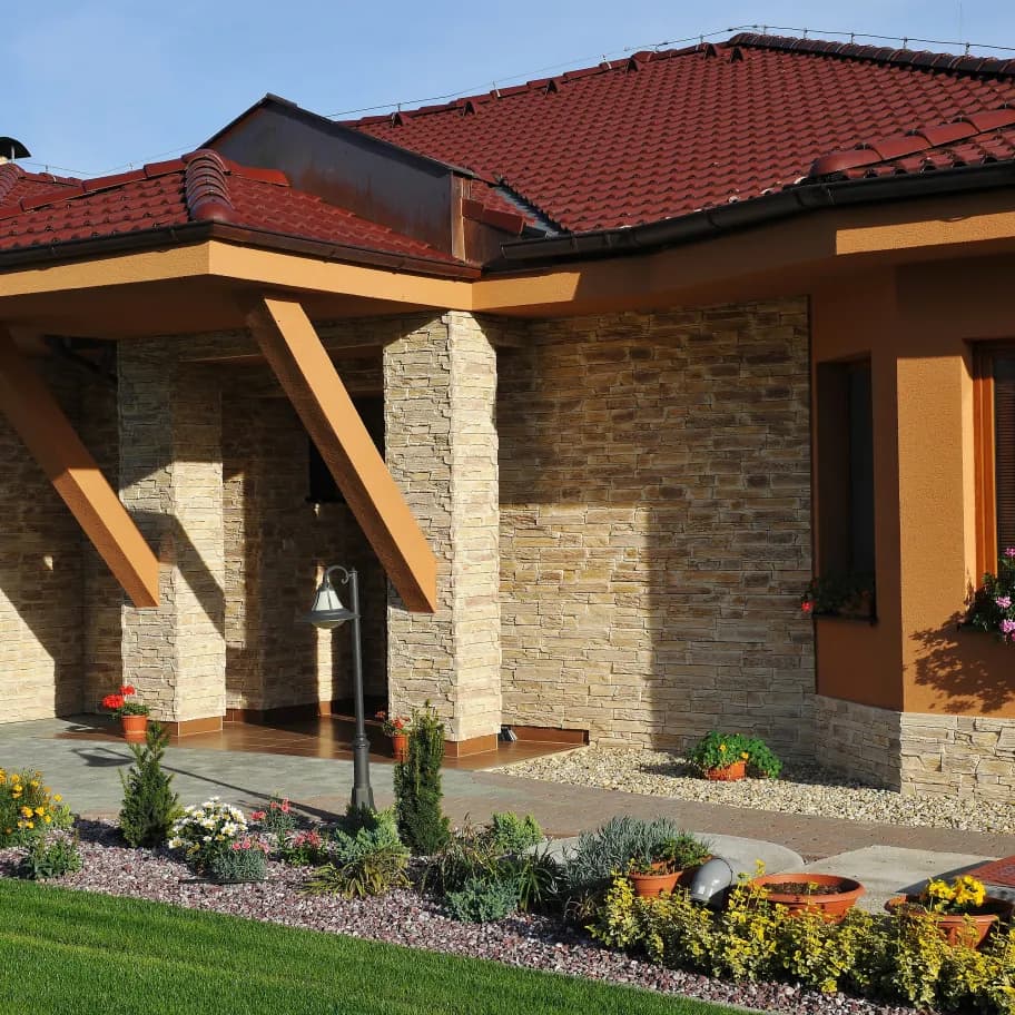 Obklad Bridlica hradná béžovohnedá