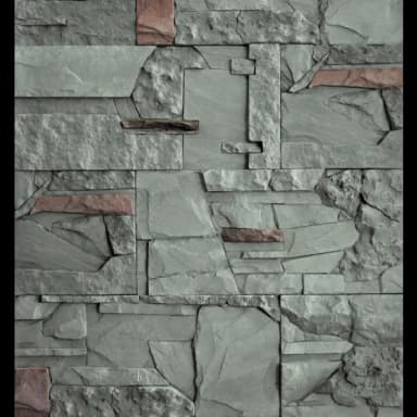 ECONOMY Kameň MIX zelenošedý