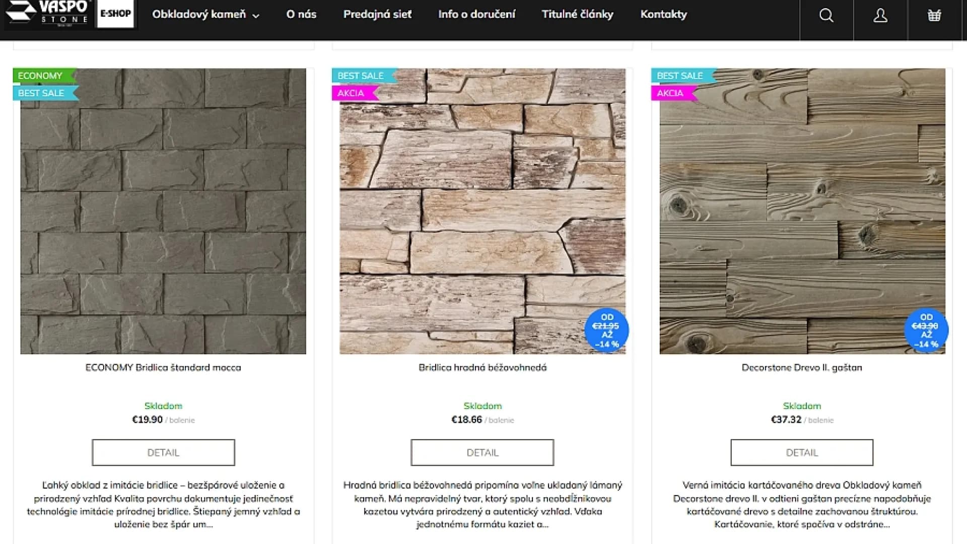 Vznik e-shopu - Obklad vyberáte doma