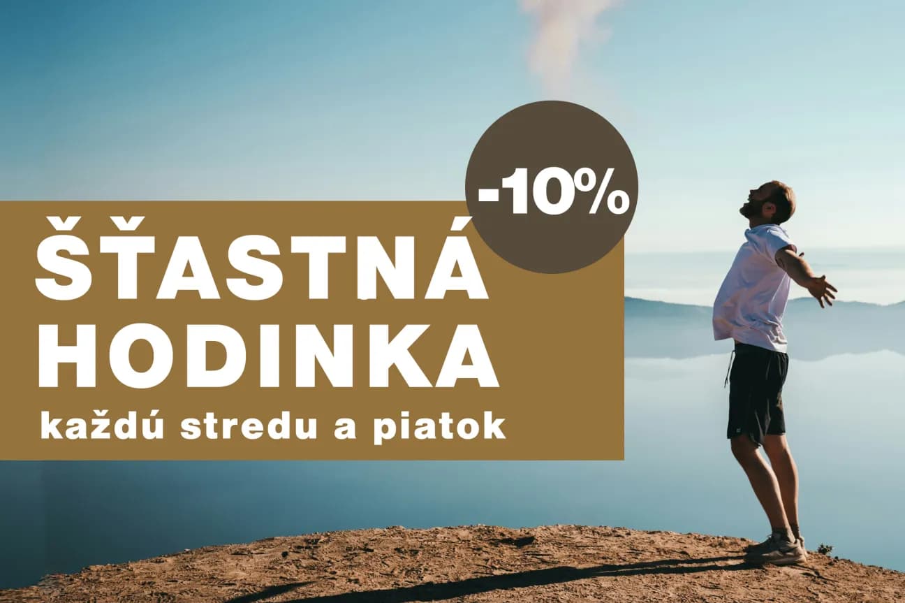 ŠŤASTNÁ HODINKA každú stredu a piatok